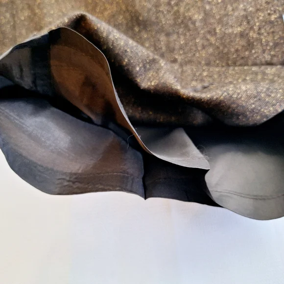 NWT Harold's brand "Harold in Tweed" Plus-size 14 wool silk blend wide leg pants - Picture 9 of 11